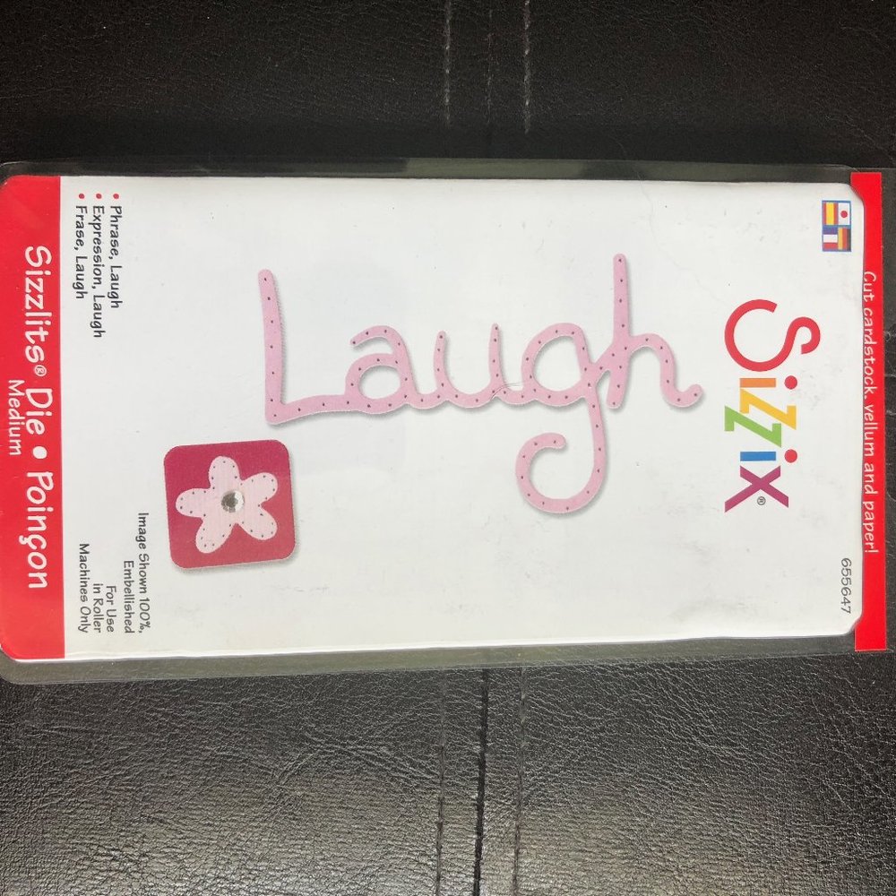 Sizzix Laugh Diecut *NIB*